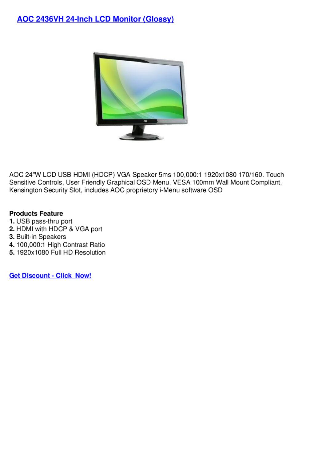 aoc screen software windows 10